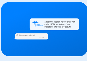 HIPAA-ready audit trail with retained messages